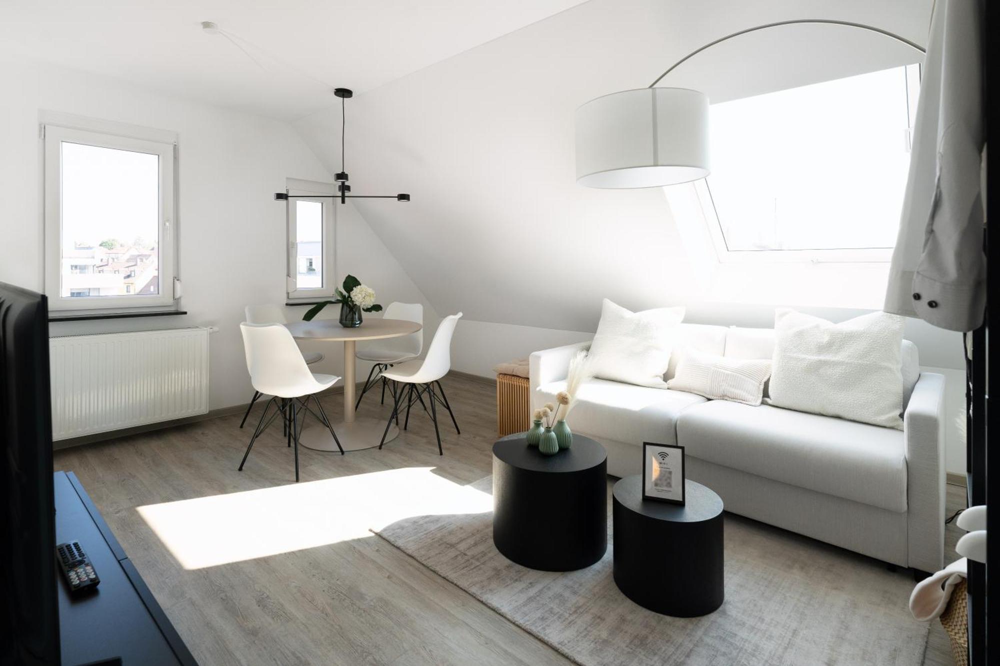 Maisonette - Stilvoll Und Ruhig, Urban Design, Yoga Kornwestheim Luaran gambar